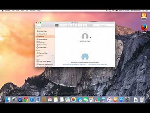 Enabling AirDrop on MacBook Air