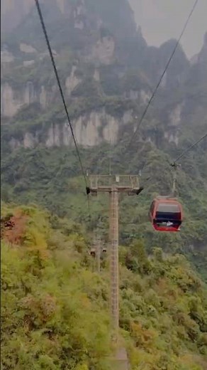 TianmenShan Cableway to Heaven’s Gate ⛅️ | China’s Longest Cable Car