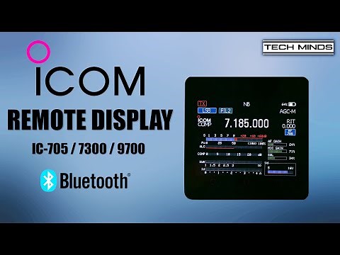 ICOM Remote Display Using An M5STACK CORE2 - ICMULTIMETER IC-705 7300 9700