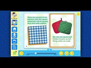 090 ABC Mouse -Level 3 Lesson 45 - Math - Squares - Squares Everywhere