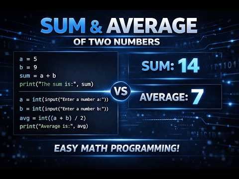 Write Clean Python Code: Sum & Average Tutorial
