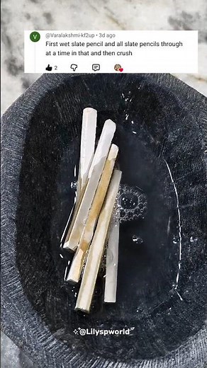 wet Slate pencils 🤍 crushing ASMR satisfying sound🤌#slatecrushing #slatepencil #slate #crushingasmr