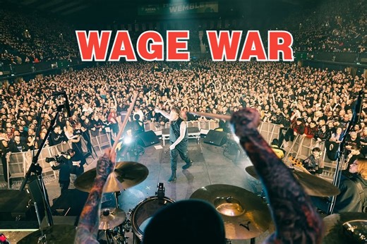 无敌赞！美国大牌金属核WAGE WAR - Godspeed英国伦敦温布利2025现场