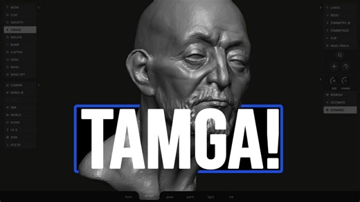 Tamga，全新且免费的3D雕刻与渲染工具，人人可用！