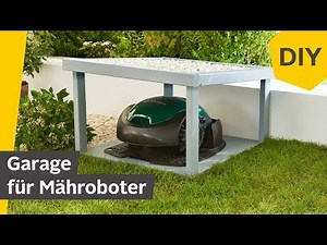 Mähroboter Garage selber bauen - einfache DIY-Anleitung | Roombeez – powered by OTTO - YouTube