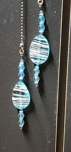 Ceiling Fan Pull Chain Blue Crystals - Etsy Canada