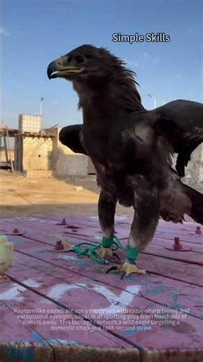 Eagle vs Chick – A Brutal Hunt 🦅🐣