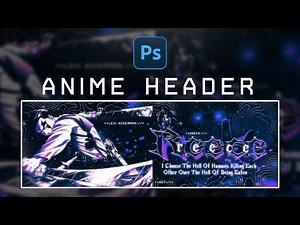 How To Make The *CRAZIEST* 3d Text Anime Headers in PHOTOSHOP (2022)