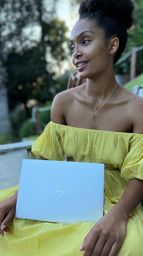 ‎Yara (يارا) Shahidi‎ | @Dell XPS just accepted a challenge and created my NEW obsession… The XPS 13 Plus, powered by Intel Evo😍😍 Literally from the library to... | Instagram