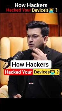 How Hackers Hacked Your Devices ? #cybercrime #cybersecurity #cyberbreach #shorts #datatheft