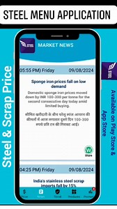 Live Scrap, Steel & Metal Price | Steel Menu: Steel & Scrap Price