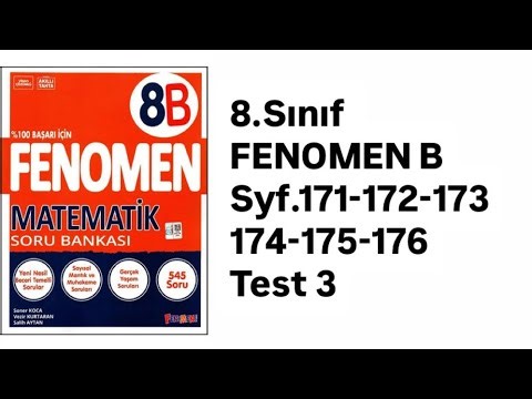8th Grade Phenomenon B Pages 171-172-173-174-175-176 Equations with One Unknown Test 3