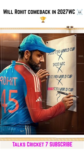 ROHIT SHARMA COMEBACK!☠️🏆TALKS CRICKET 7