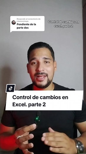 Respuesta a @j.honrestrepo Ya activaste el control de cambios en Excel, pero... ¿sabes cómo aceptar o rechazar las modificaciones? 📝 En esta segunda parte, te muestro cómo gestionar cada cambio hecho en tu hoja de cálculo, para que puedas tener el control total sobre qué se queda y qué se va. ✔️ Aprende a revisar las modificaciones una por una. ✔️ Descubre cómo aceptar o rechazar todos los cambios de forma eficiente. Si te gustó este contenido, ¡no olvides darle like y seguirme para más tips av