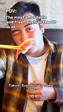 The most affordable and fresh sushi in the OC #foodie #freshsushi #orangecounty #food