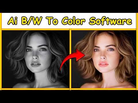 🔥 Convert Black & White Photos to Color in Seconds | 100% Accurate AI Tool 🔥 Just 1- Click Only