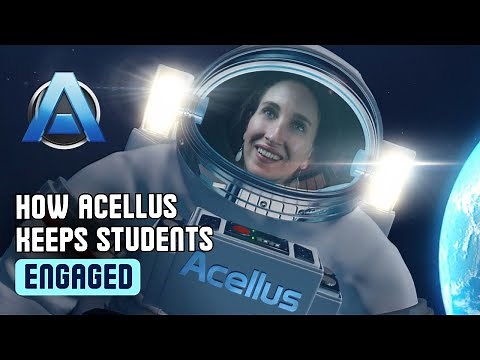 How Acellus Keeps Students Engaged | Online School with Professionally Produced Lessons and 3Di