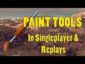 Total War: Rome II - How to enable Paint Tools in Singleplayer and Replays (Tutorial/Guide)