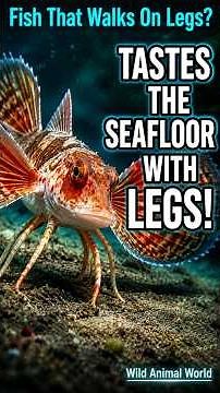 Fish That Walks on Legs & Tastes the Seafloor