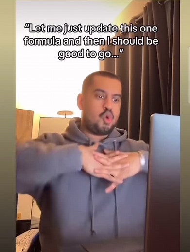 That moment your Excel starts thinking it's the Hotstepper 💔 ... #netconfig #funny #techfunny #excel #formulas #hotstepper | Netconfig
