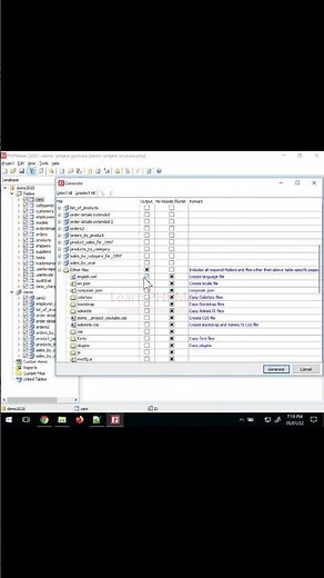 How to change site footer text in PHPMaker ? #shorts