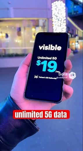 $19 unlimited 5G data Visible by Verizon holiday special 🎄🎅🏼📲