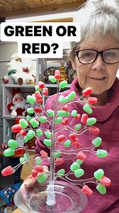 9.3K views · 97 reactions | I found this gum drop tree on eBay. It brings back so many memories of grandma’s house at Christmas. My favorite was always the red cinnamon. What was yours? #holidaydecor #christmastraditions #Christmas | The Robin's Nest by Teri | Facebook