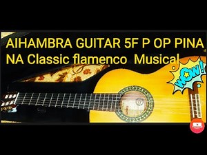 Alhambra flamenco guitar 5F p Op pinana Grennina Classic Flamenco Musical Falseta