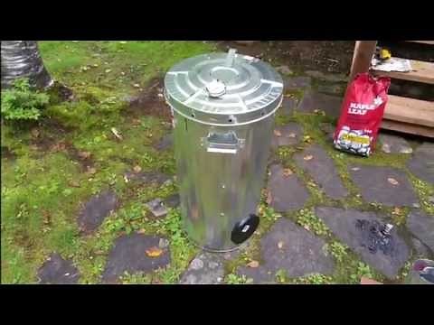 Smoked Chicken Using a Homemade Smoker