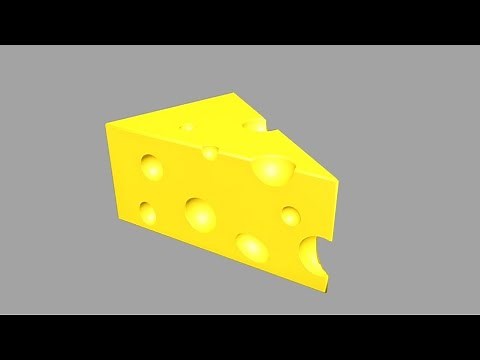 How to make holes using Booleans Difference (Autodesk Maya tutorial)