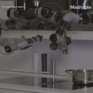 9.2K views · 45 reactions | This robotic kitchen can make you meals and do your dishes. | Mashable | Facebook