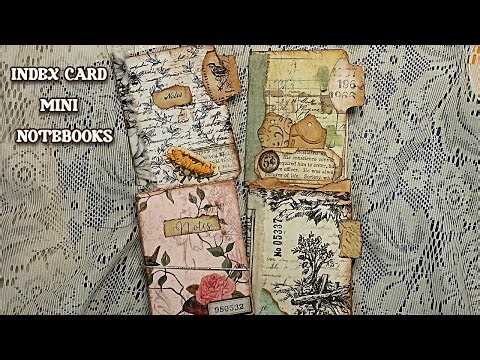 INDEX CARD MINI NOTEBOOKS