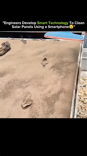 EDUCATION | SCIENCE FACTS on Instagram: "☀️ Smart Technology Cleans Solar Panels with Your Smartphone 📱 • Engineers have created innovative systems that clean solar panels automatically. • These systems use sensors and AI to detect dirt, dust, or debris on panels. • Homeowners or facility managers can control the cleaning process remotely via a smartphone app. • Smart cleaning ensures maximum solar efficiency, as dirty panels can lose up to 25% of their output. • The technology may use robots,