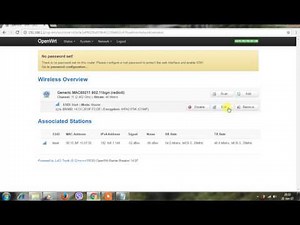 change SSID or password on your router within openwrt