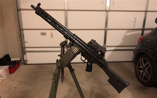 B站海星原创，最强火力？HK23e 轻机枪