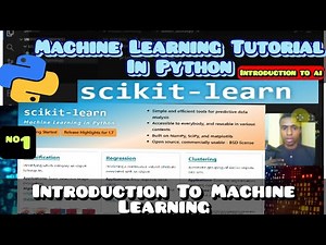Machine Learning Tutorial in Python | Introduction To Scikit-Learn