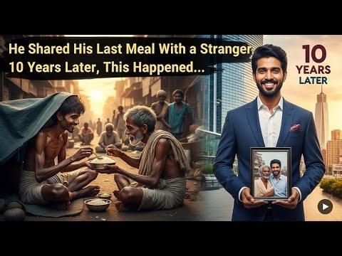 He Shared His Last Meal With a Stranger, 10 Years Later, This Happened...