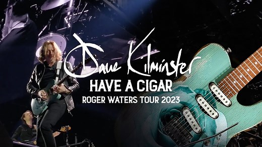 Dave Kilminster performing with one of his 3 Paoletti Guitars. Blending craftsmanship and musical prowess on the grand stage of Roger Waters - This is not a drill TOUR. Check this captivating synergy between David Kilminster and his custom Paoletti Guitar. | Paoletti Guitars