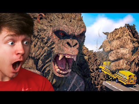 Reacting to CARS vs KONG and GODZILLA in TEARDOWN!