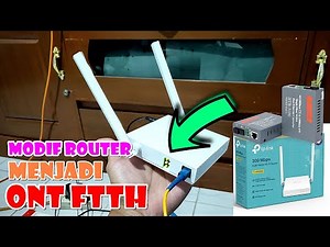 Tutorial Modif Router TP-Link WR820N + HTB Media Converter Jadi "ONT/ONU" 🤣🤣