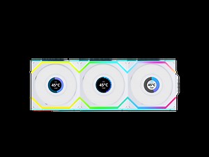 Lian Li UNI Fan SL LCD Wireless (Reverse Blade) 120mm ARGB Fan - Triple Pack - 1.6" LCD Display - 2.4 GHz Wireless Signal for RGB & Fan Control - Controller Included & Required - White(12RSLLCD1W3W) - Newegg.com