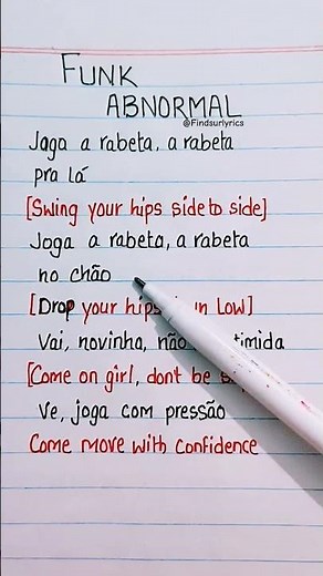 Funk Abnormal lyrics with translation #funk #abnormal #funkabnormal #djv12vr #robloxedit #lyrics