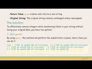 Mastering gsub in Ruby: How to Replace Integers in Strings