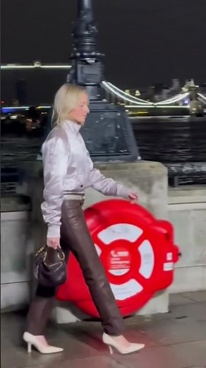 Leah Williamson Pink Satin Bomber Jacket Review | Chic Celebrity Street Style