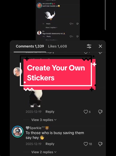 Replying to @sauba327 Create Your Own TikTok Stickers #ugandatiktok #genesistechme #stickers