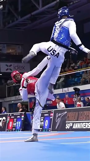 CJ Nikolas teakwondo fight💀 || #viralvideo #sportmartialarts #trending #viralshort #taekwondo #tkd