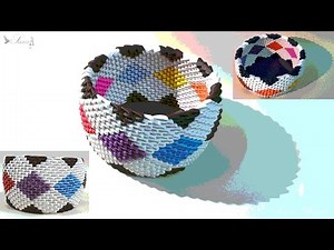 How to make 3d origami Box 5