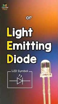 How LED Works? 💡 | Light Emitting Diode Explained in 30 Seconds #led #shorts