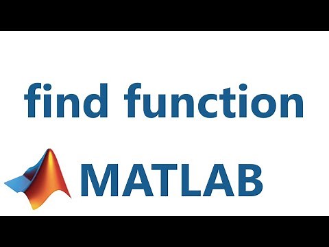 Matlab: find function