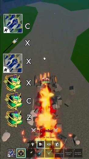 Can You Escape This Dragon Combo? 🐉 #bloxfruits #roblox